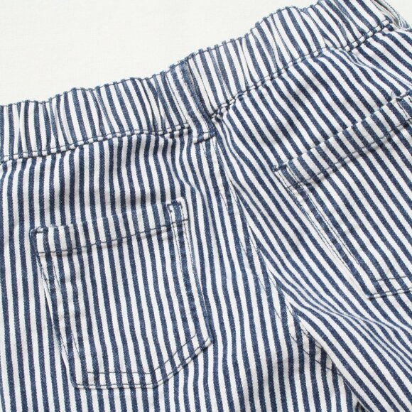 BOYS 4 SEERSUCKER SHORTS BLUE WHITE STRIPED w POCKETS GOOD CONDITION SUMMER PLAY - Picture 6 of 8